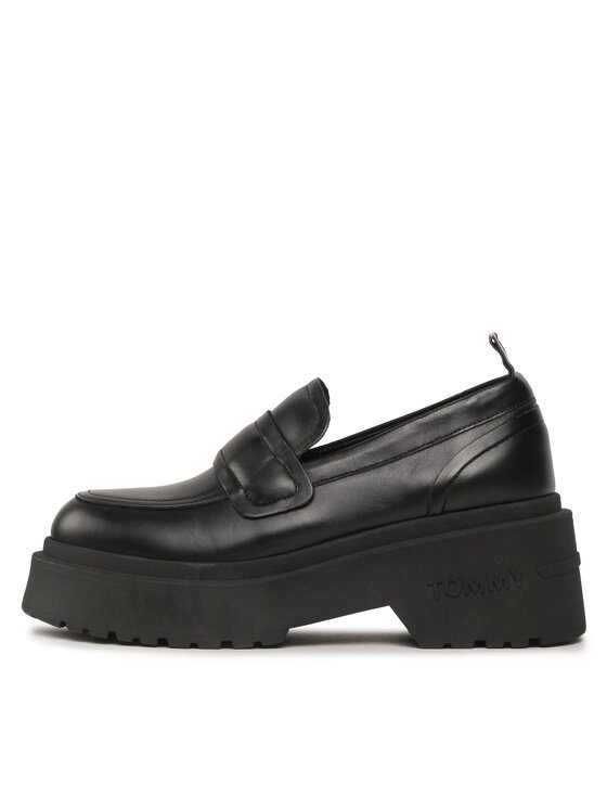 Tommy Jeans Tommy Jeans Loafersy Tjw Ava Loafer EN0EN02218 Czarny