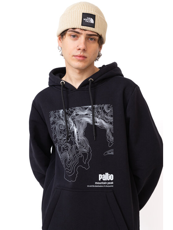 Palto Palto Bluza Mountain Peak Czarny Long Fit
