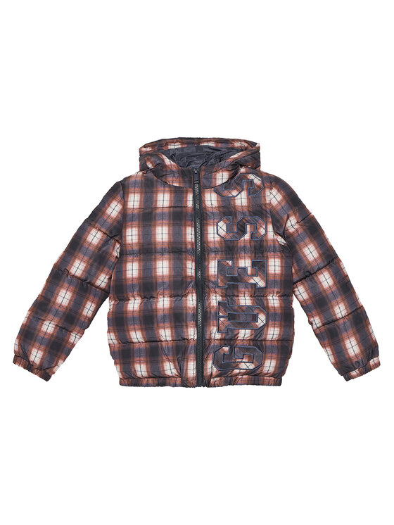Guess Guess Зимно яке L5YL05 WHE60 Бордо Regular Fit
