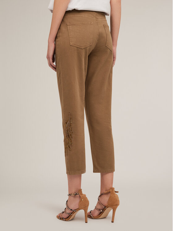 Motivi Motivi Pantaloni di tessuto P735Q103842N035 Verde Regular Fit