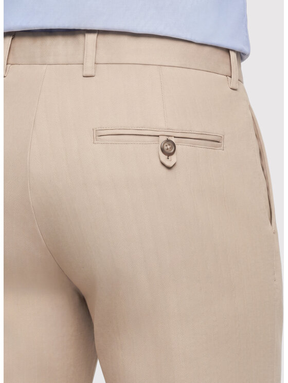 Pako Lorente Pako Lorente Spodnie materiałowe P26WF-WX-011 Beżowy Straight Fit