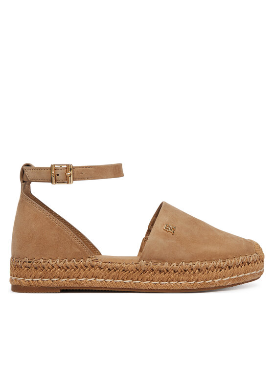 Tommy Hilfiger Tommy Hilfiger Espadrilles Th Platform Espad Suede Strap FW0FW09144 Bézs