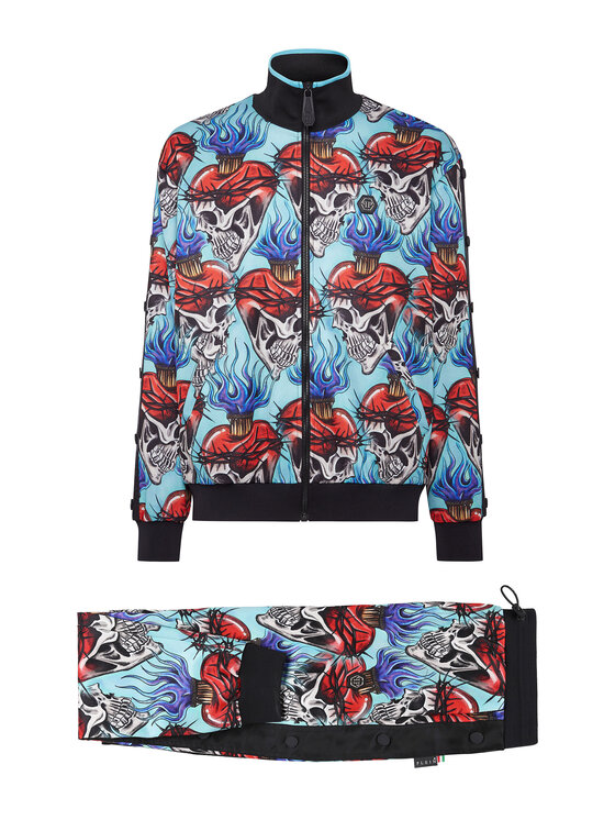 PHILIPP PLEIN PHILIPP PLEIN Completo top e pantaloni 2771 Turchese Regular Fit