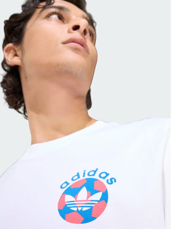 adidas adidas T-Shirt 163028 Biały Regular Fit