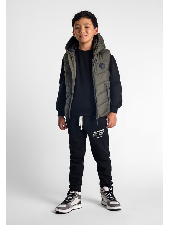 minoti minoti Kamizelka 19GILET45D Khaki Regular Fit