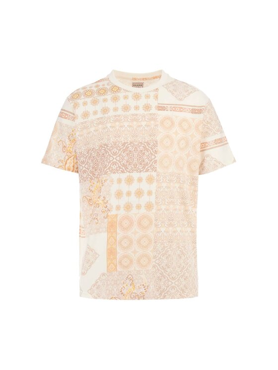 Guess Guess T-Shirt 166639 Beżowy Classic Fit