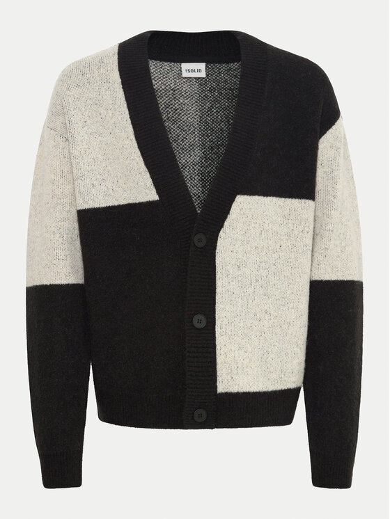 Solid Solid Ζακέτα Manning 21108282 Μαύρο Regular Fit