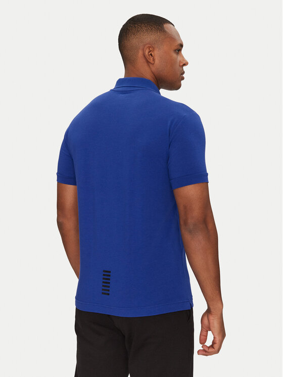 EA7 Emporio Armani EA7 Emporio Armani Polokošile 8NPF14 PJVQZ UA031 Modrá Regular Fit