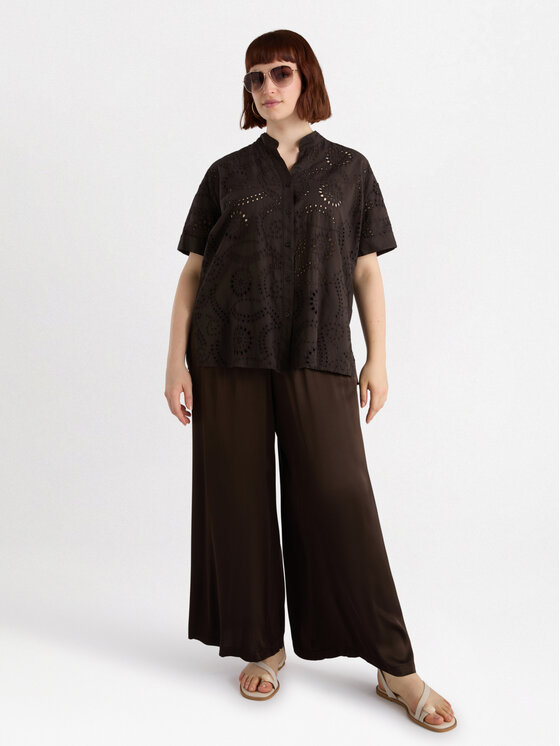 Fiorella Rubino Fiorella Rubino Camicia 5055T001393N022 Marrone Regular Fit