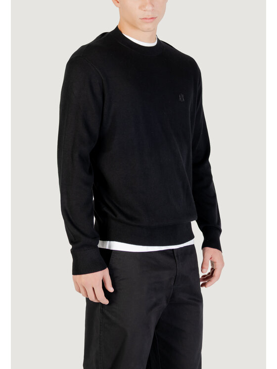 Armani Exchange Armani Exchange Maglione PULLOVER Nero Over Fit