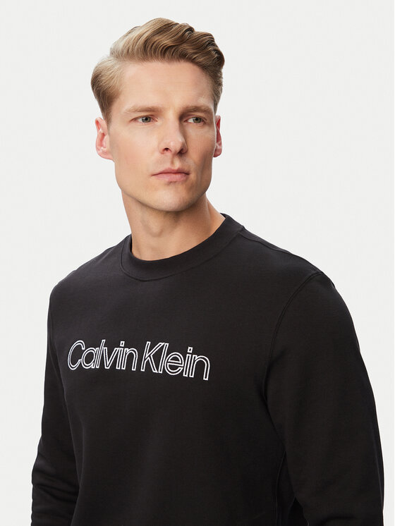 Calvin Klein Calvin Klein Bluza LV04RG281G Czarny Classic Fit