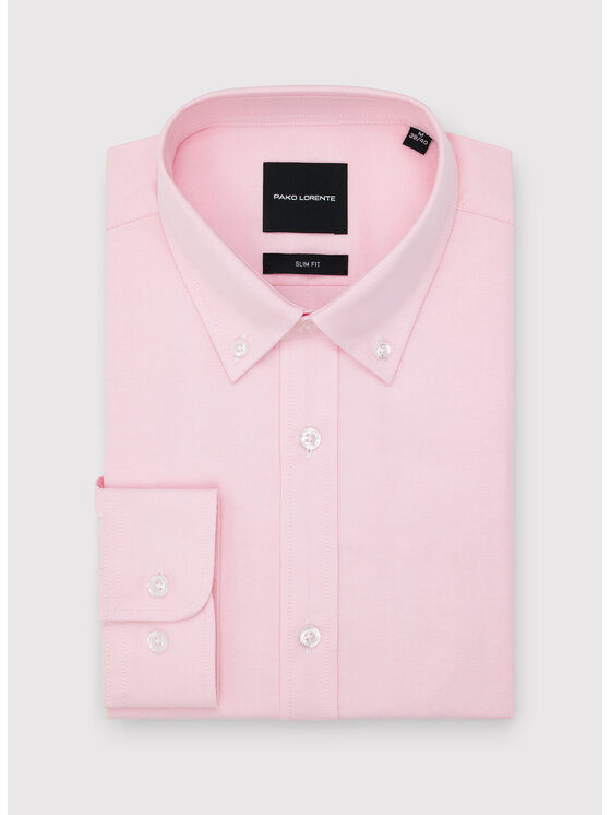 Pako Lorente Pako Lorente Koszula P26SN-1X-067 Różowy Slim Fit