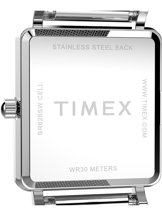 Timex Timex Zegarek TW2Y26300 Srebrny