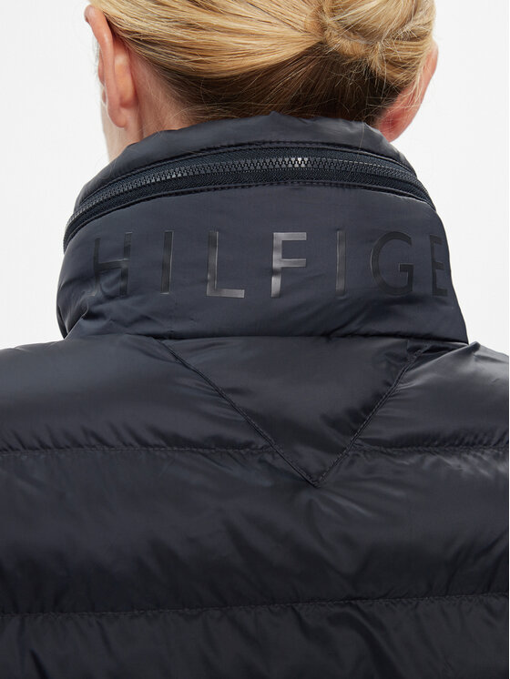 Tommy Hilfiger Tommy Hilfiger Télikabát Global Stripe WW0WW39863 Sötétkék Slim Fit