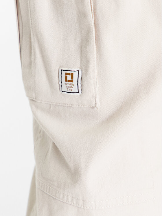 Only & Sons Only & Sons Pantaloni di tessuto 22025431 Écru Tapered Fit