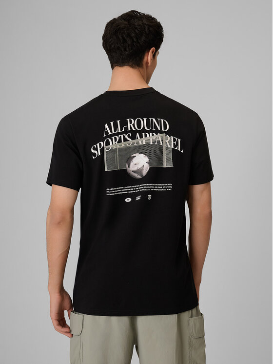 4F 4F T-Shirt PLAYER Czarny Relaxed Fit