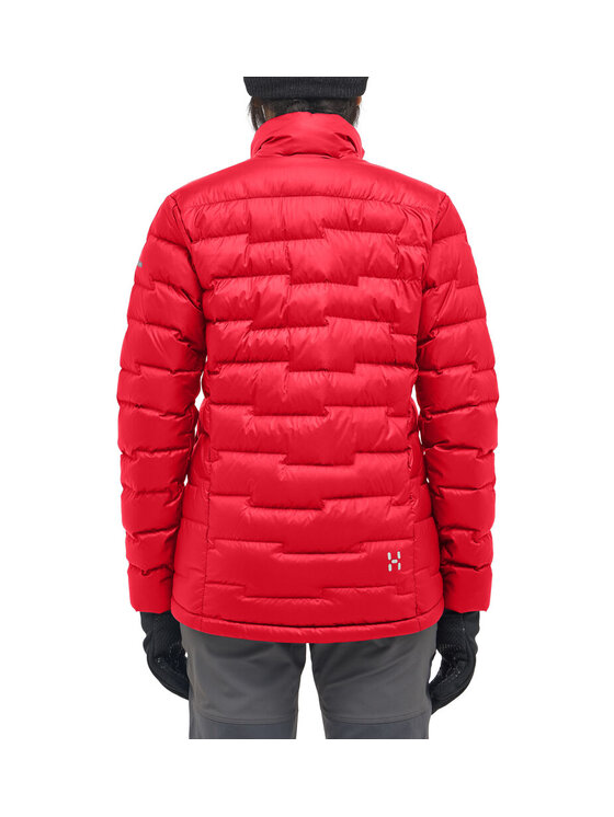 Haglöfs Haglöfs Kurtka puchowa ROC Flash Down Jacket Women Czerwony Regular Fit