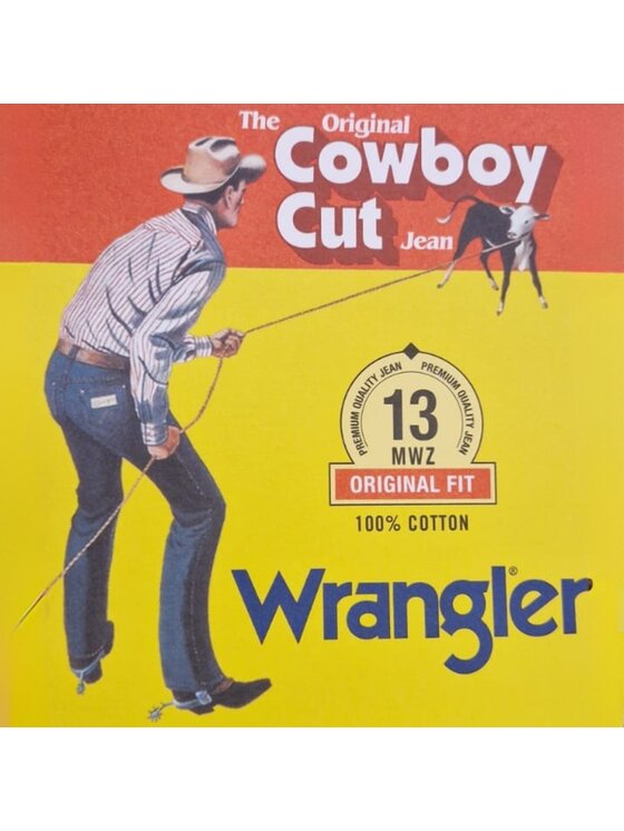 Wrangler Wrangler Jeans 13MWZ Men's Western Zipper Blu Basic Fit