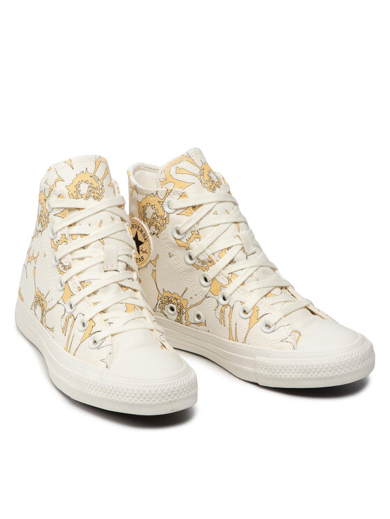 Converse Converse Sportbačiai Chuck Taylor All Star Crafted Florals A01188C Smėlio