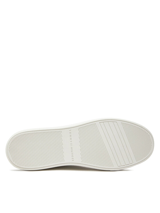 Tommy Hilfiger Tommy Hilfiger Sneakersy Elevated Essent Sneaker Monogram FW0FW07999 Écru