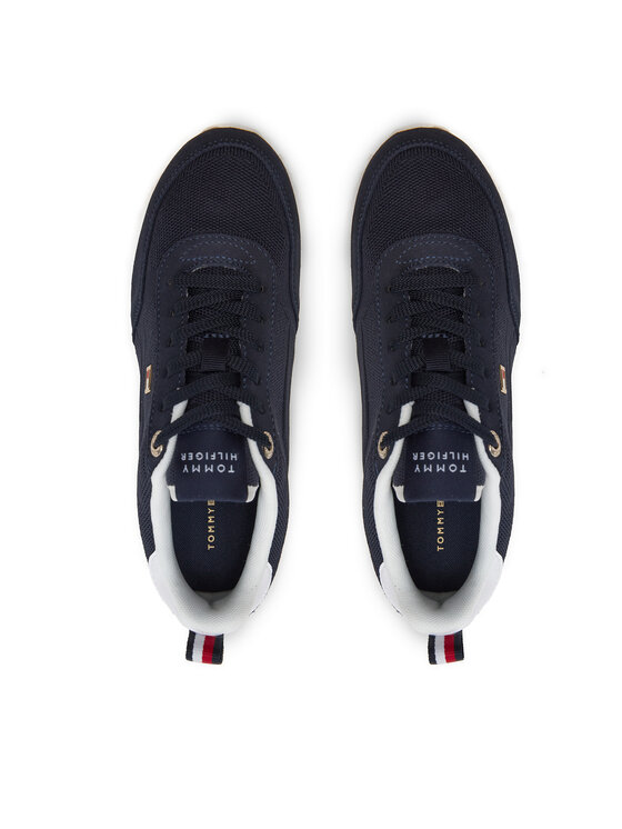 Tommy Hilfiger Tommy Hilfiger Sneakers Flag Knit Runner FW0FW07916 Dunkelblau
