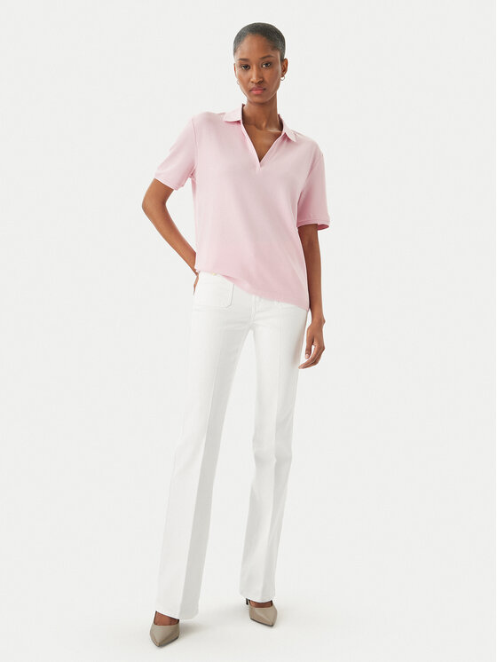 Tommy Hilfiger Tommy Hilfiger Polo majica WW0WW48720 Svetlo rožnata Relaxed Fit