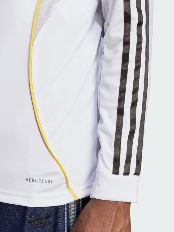 adidas adidas Koszulka techniczna Real Madrid 25/26 Long Sleeve Home Jersey Biały Slim Fit