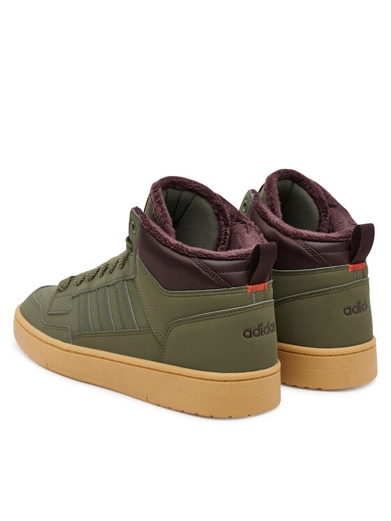 adidas adidas Sneakersy Rapid Court Mid Winterized JR0184 Zielony