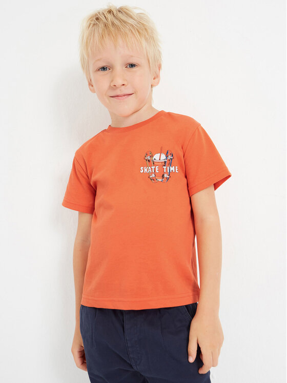 Mayoral Tricou 3013 Portocaliu Regular Fit