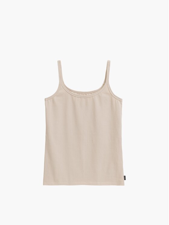 Atlantic Atlantic Top basic Beżowy Regular Fit