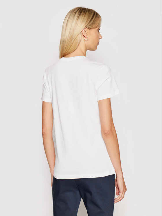 Tommy Hilfiger Tommy Hilfiger T-Shirt WW0WW22043 Λευκό Regular Fit