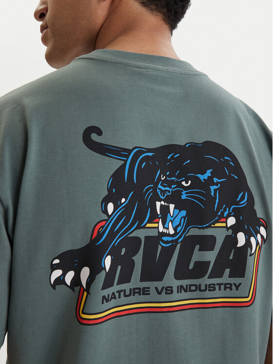 RVCA RVCA T-Shirt Penstation EVYZT00280 Zielony Relaxed Fit