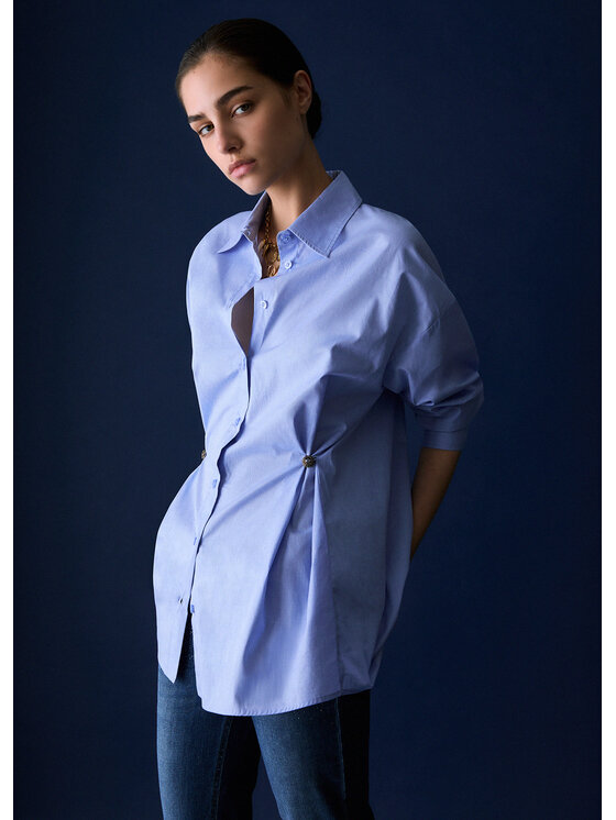 Liu Jo Liu Jo Koszula WF6267T784AL9226 Niebieski jasny Regular Fit