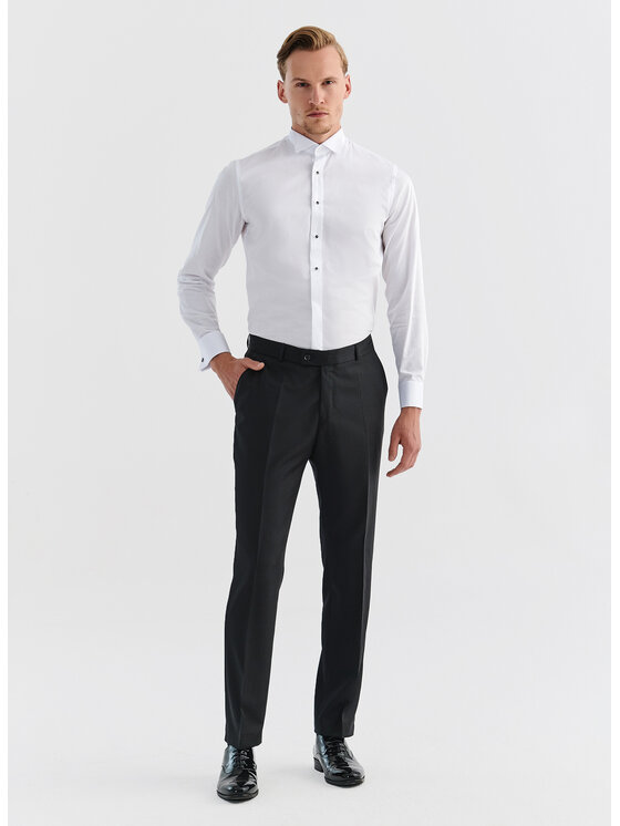 Pako Lorente Pako Lorente Koszula P000B-1X-165 Biały Slim Fit