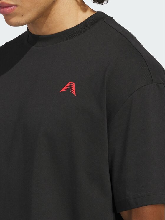 adidas adidas Koszulka techniczna 151077 Czarny Loose Fit