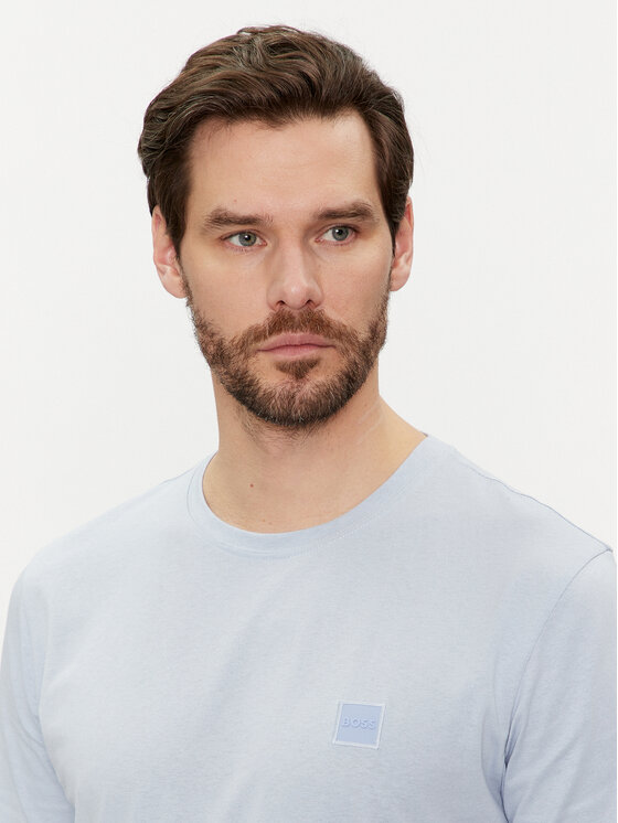 BOSS Boss T-shirt Tales 50508584 Plava Relaxed Fit