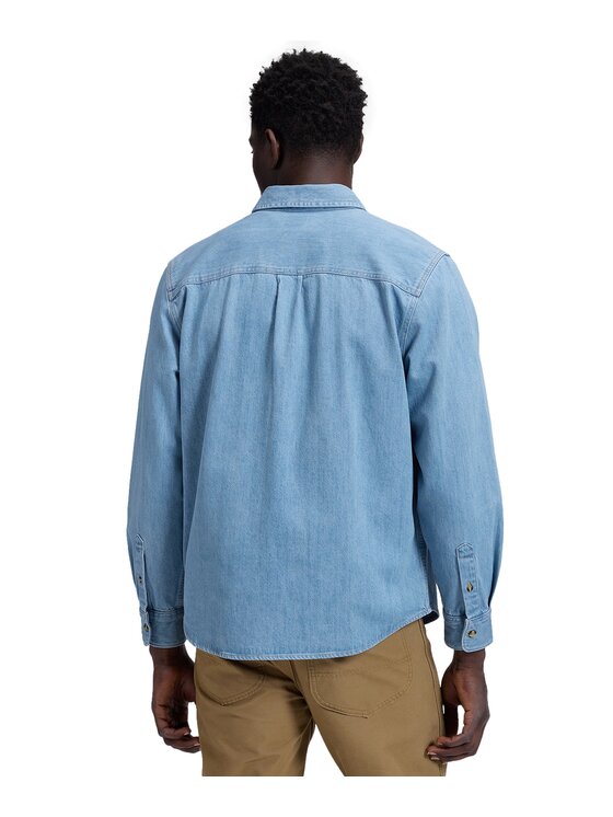 Lee Lee Koszula 112386370 Niebieski Relaxed Fit