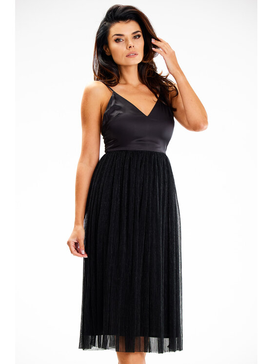 Awama Awama Abito da sera A624 Nero Basic Fit