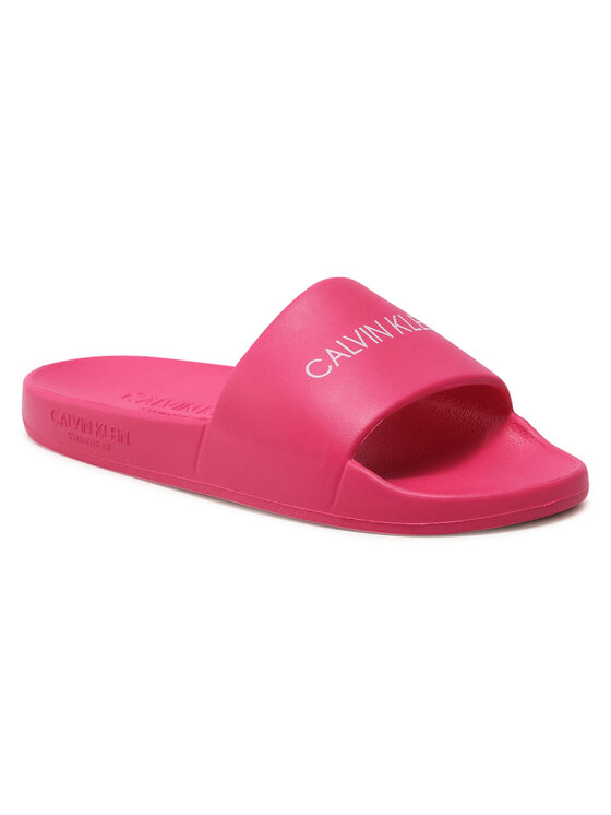 Calvin Klein Swimwear Klapki One Mold Slide KK0KK00075 Różowy
