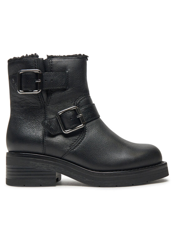 Clarks Clarks Polokozačky Rebelle Buckle 26178891 Černá