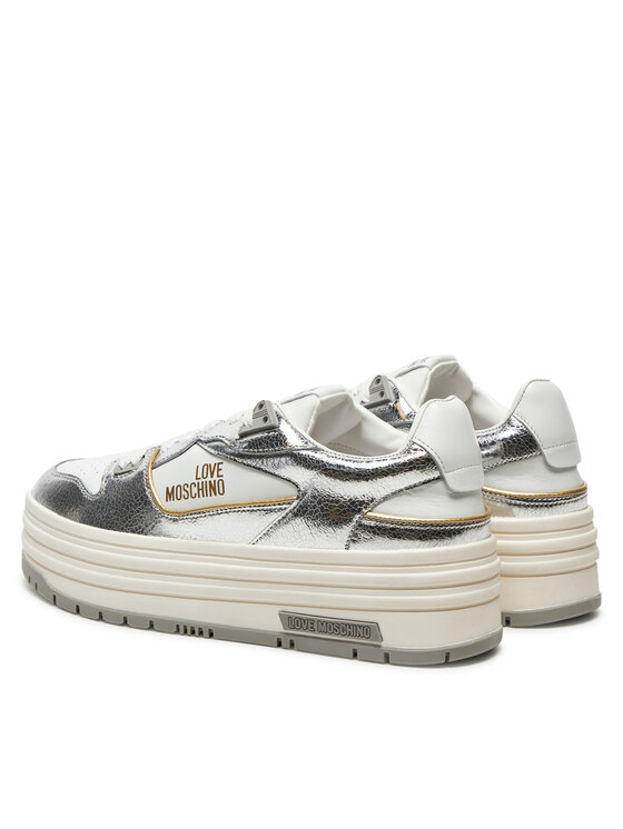 LOVE MOSCHINO LOVE MOSCHINO Superge JA21017G18IB0000 Srebrna