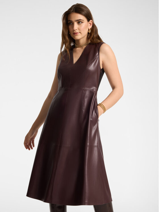 Elena Mirò Elena Mirò Sukienka koktajlowa 7022P000338N039 Bordowy A-Line Fit