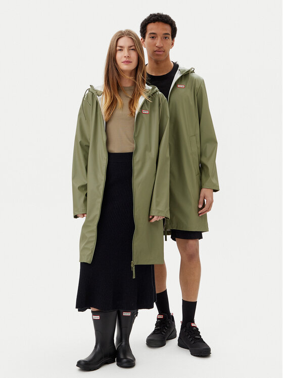 Hunter Hunter Dežna jakna Andrea Unisex HARU0002242 Khaki Regular Fit
