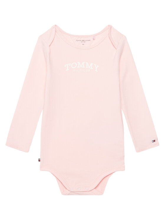 Tommy Hilfiger Tommy Hilfiger Body da neonato Monotype KN0KN02133 Rosa