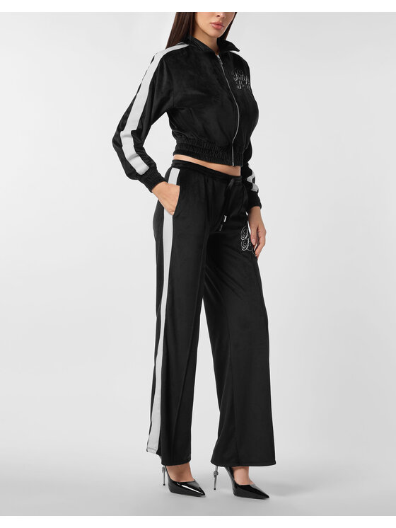 PHILIPP PLEIN PHILIPP PLEIN Bluza 27217 Czarny Jogger Fit