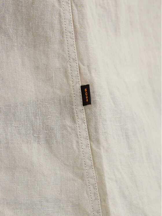 BOSS BOSS Košile Relegant 50567579 Béžová Regular Fit