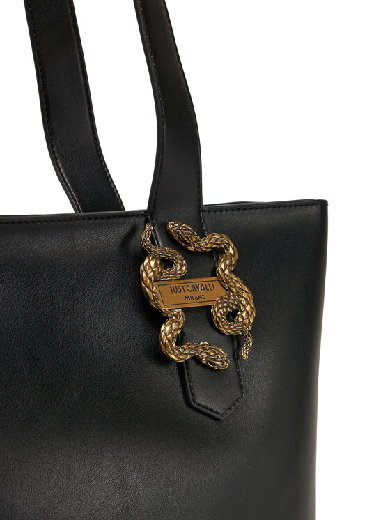 Just Cavalli Just Cavalli Τσάντα Iconic Snakes 78RA4BA5 ZSA89 Μαύρο