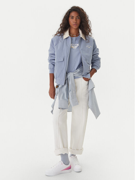 Roxy Roxy Pārejas jaka ERJJK03672 Zils Regular Fit