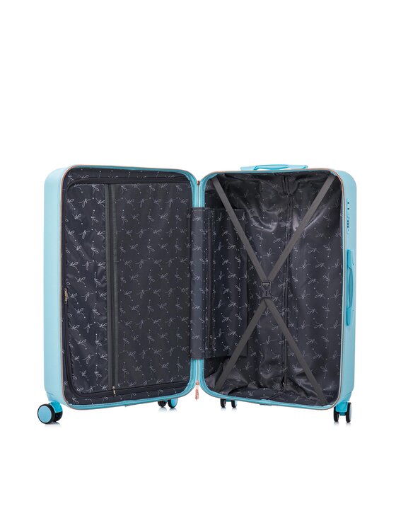 Semi Line Semi Line Mittlerer Koffer T5723-3 Himmelblau