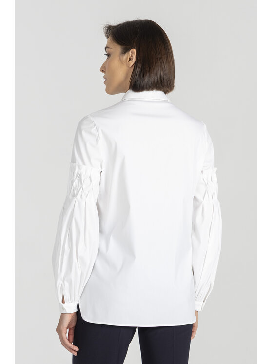 Deni Cler Milano Deni Cler Milano Koszula W-DC-1458-E5-E9-10-1 Biały Regular Fit